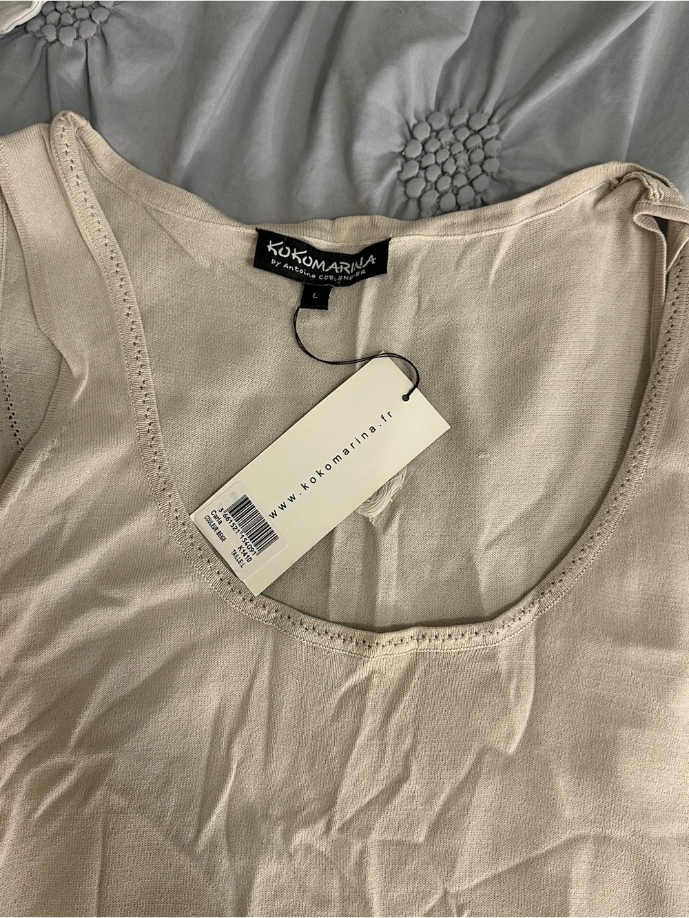 Kokomarina Women's Scoop Neck Tank - Beige